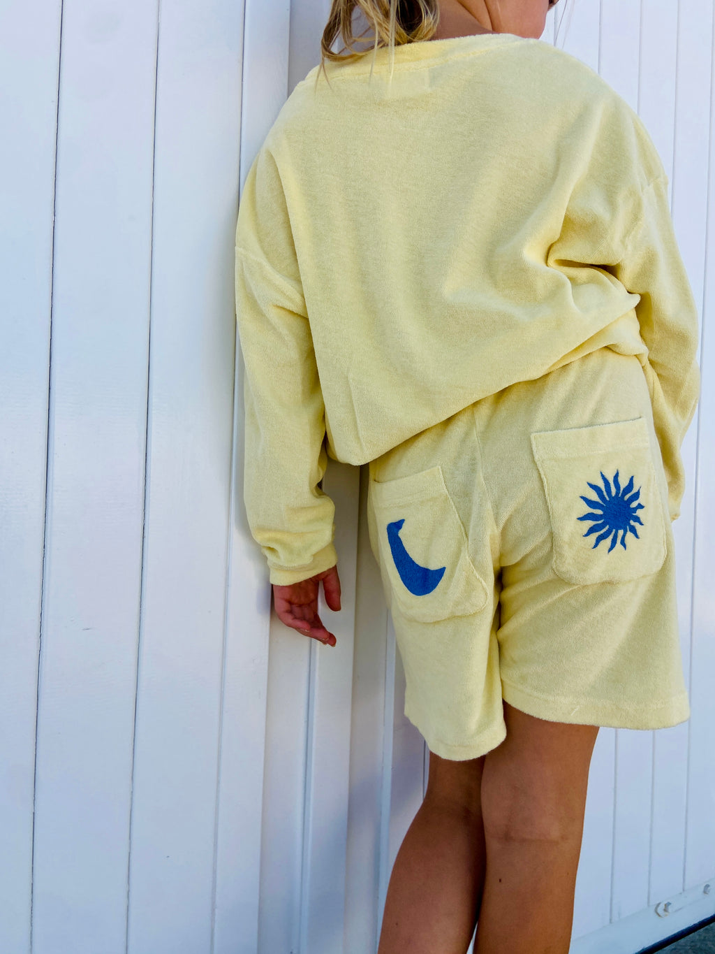 little terry SUNSET CLUB sweatshirt loose fit