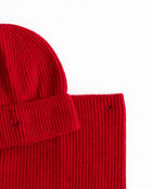 love red HEART beanie wool KIDS