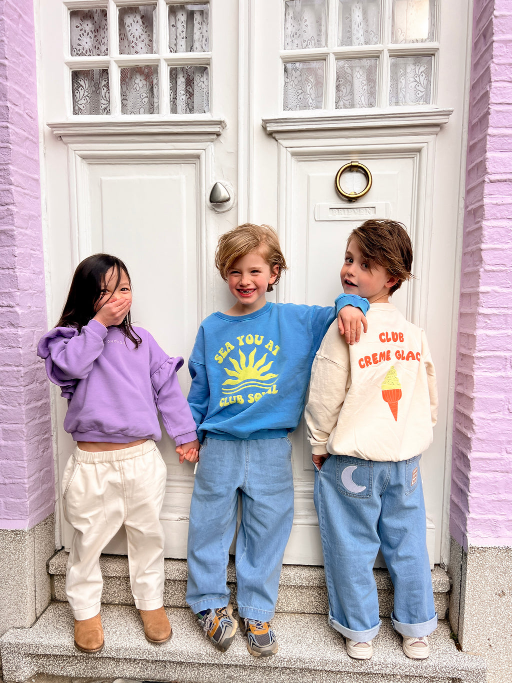 little SEA YOU sweatshirt loose fit