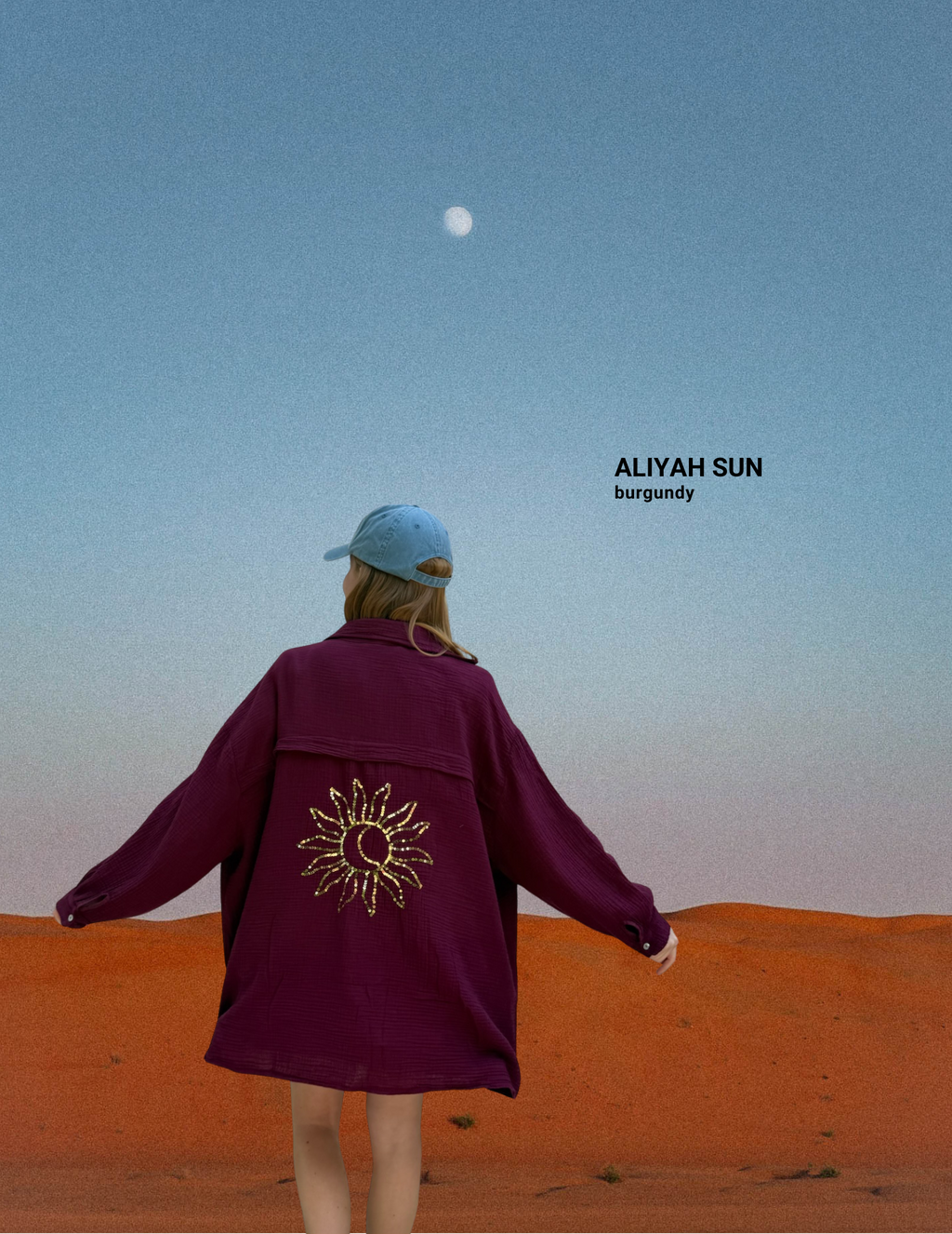ALIYAH SUN burgundy
