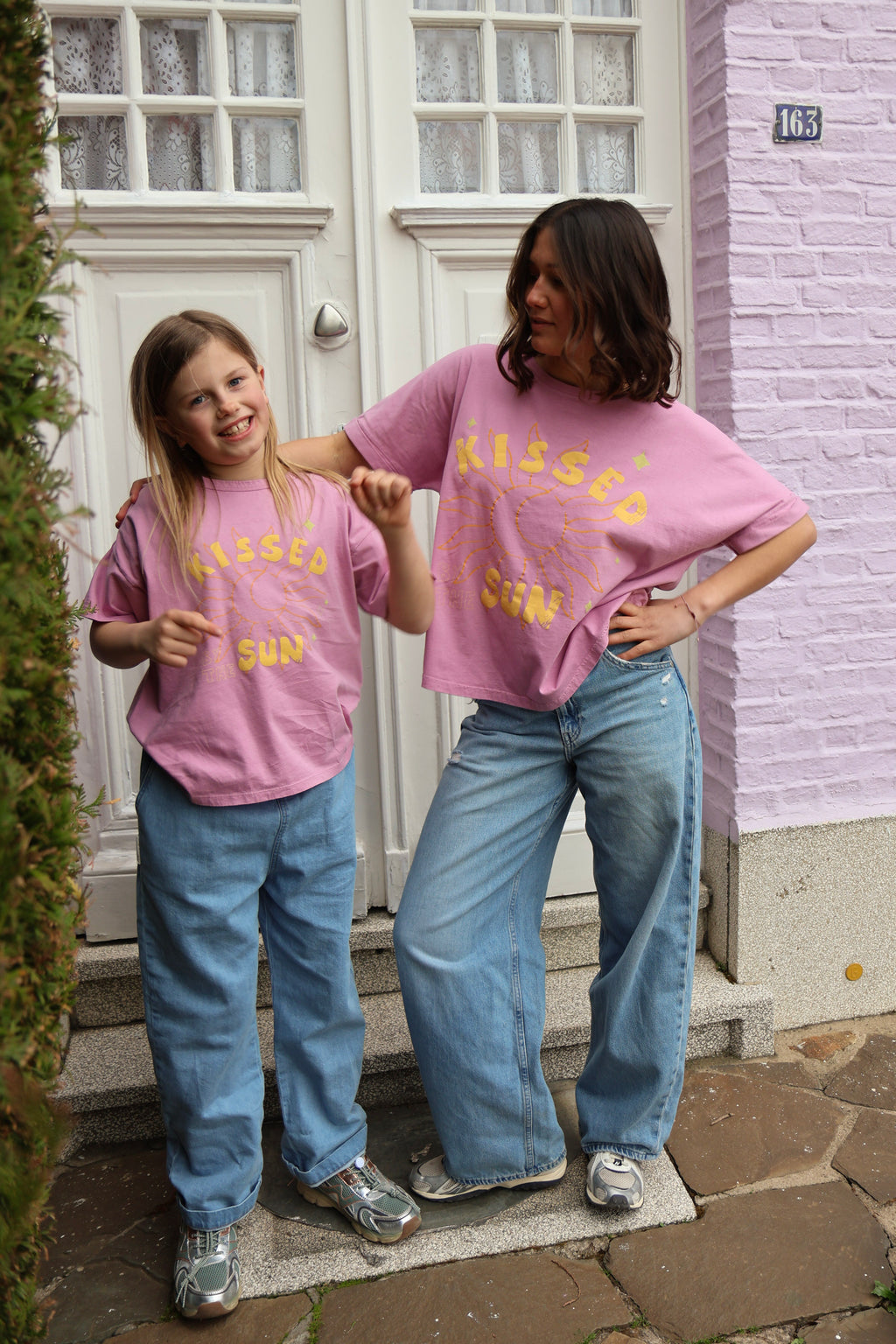 pink KISSED BY THE SUN loose fit
