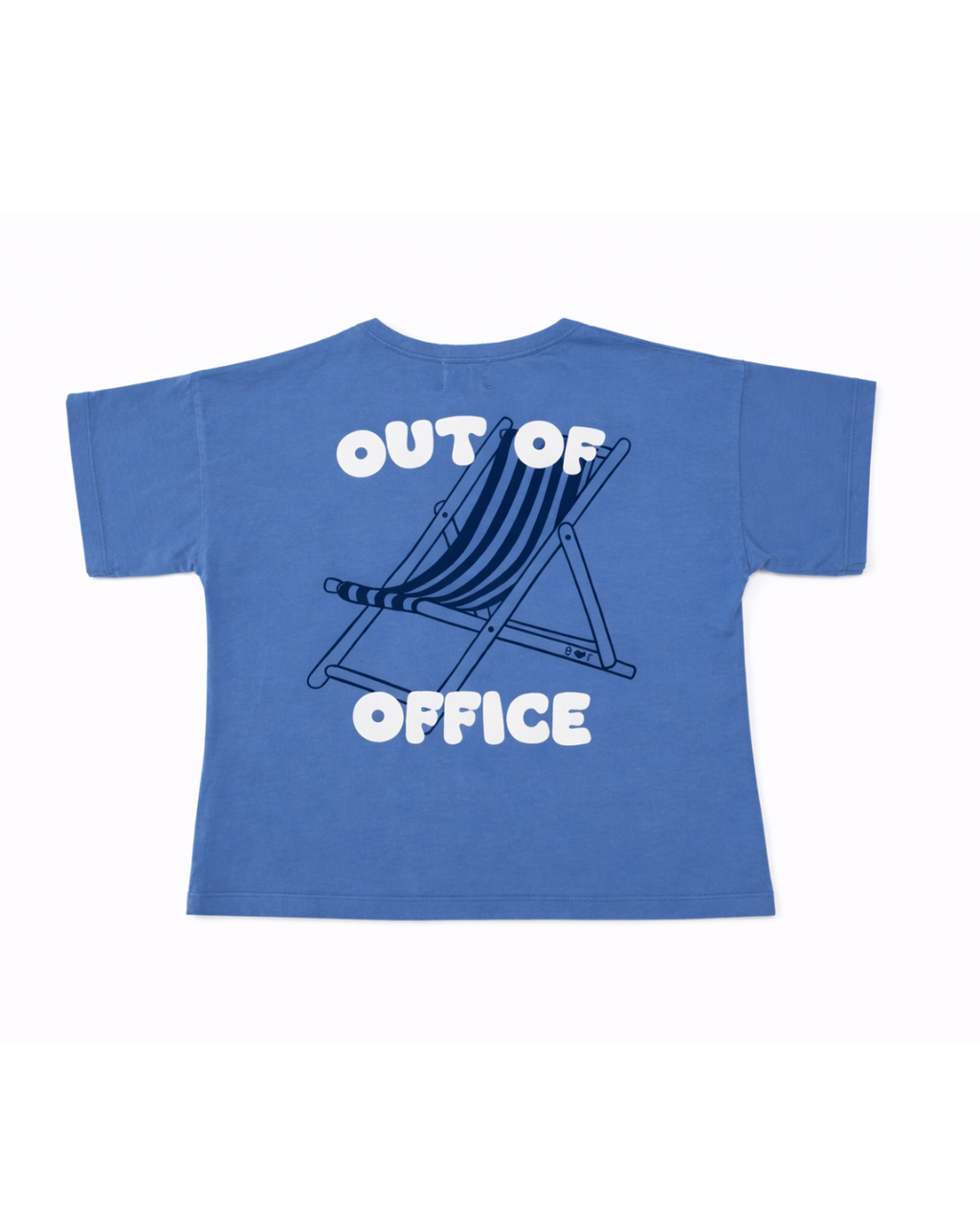 little blue OUT OF OFFICE t-shirt loose fit