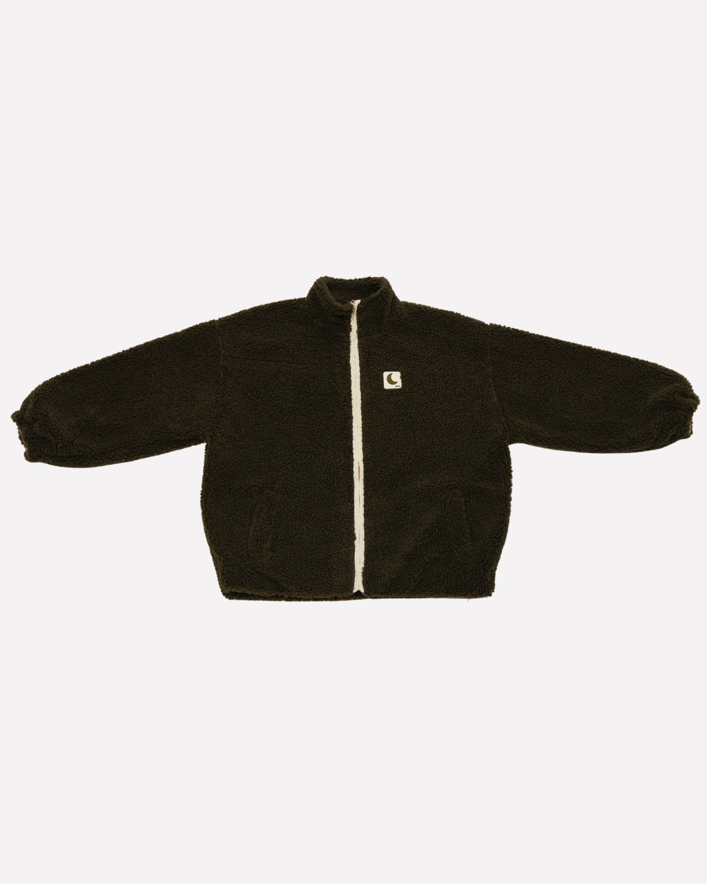 women teddy JACKET khaki