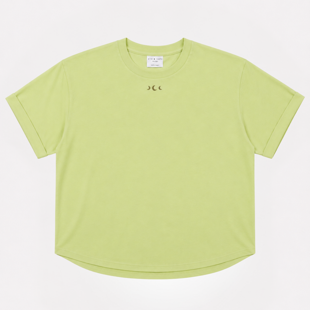 matcha green LITTLE MOONS loose fit