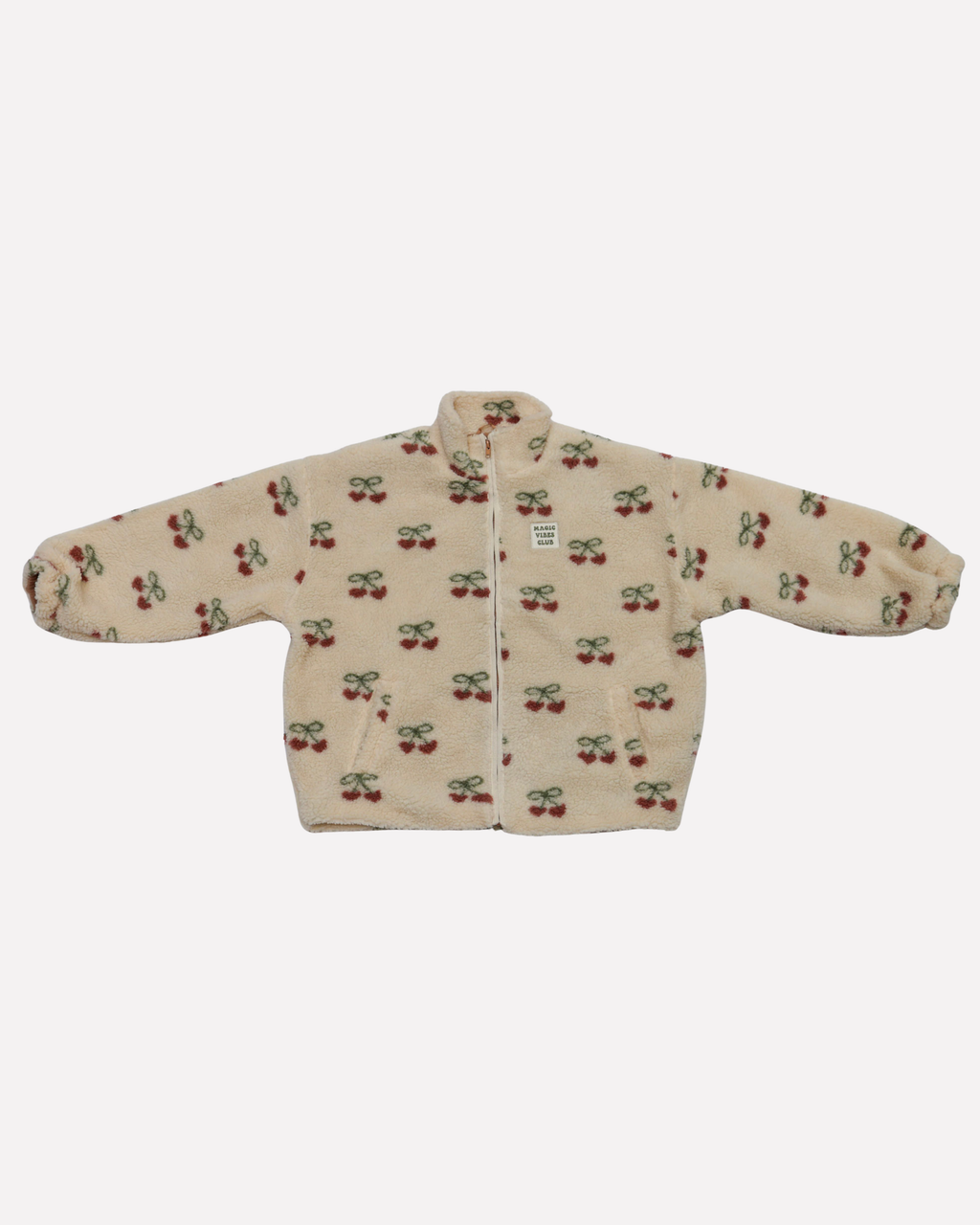 women teddy CHERRY JACKET vanilla