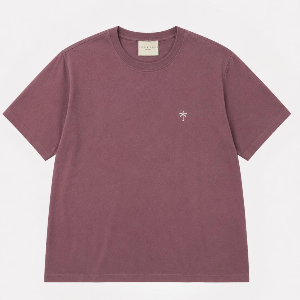 men brown PALMTREE t-shirt (loose fit)