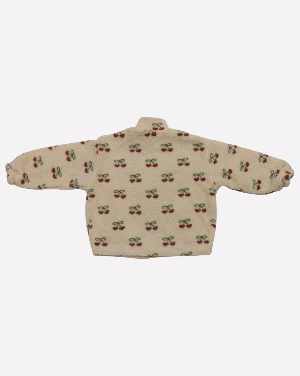 women teddy CHERRY JACKET vanilla