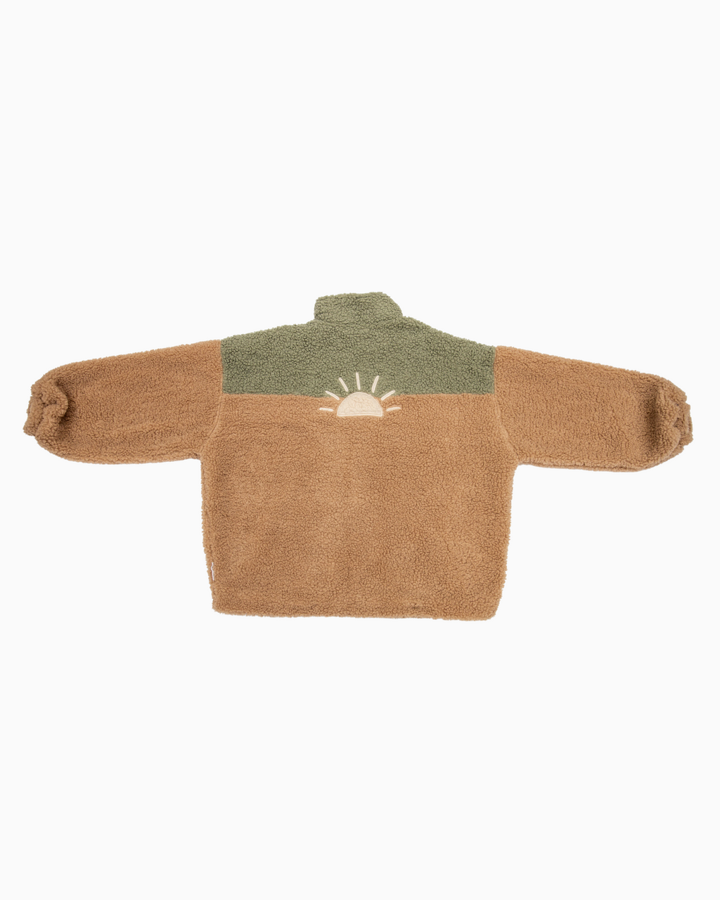 women teddy SUN JACKET soft green