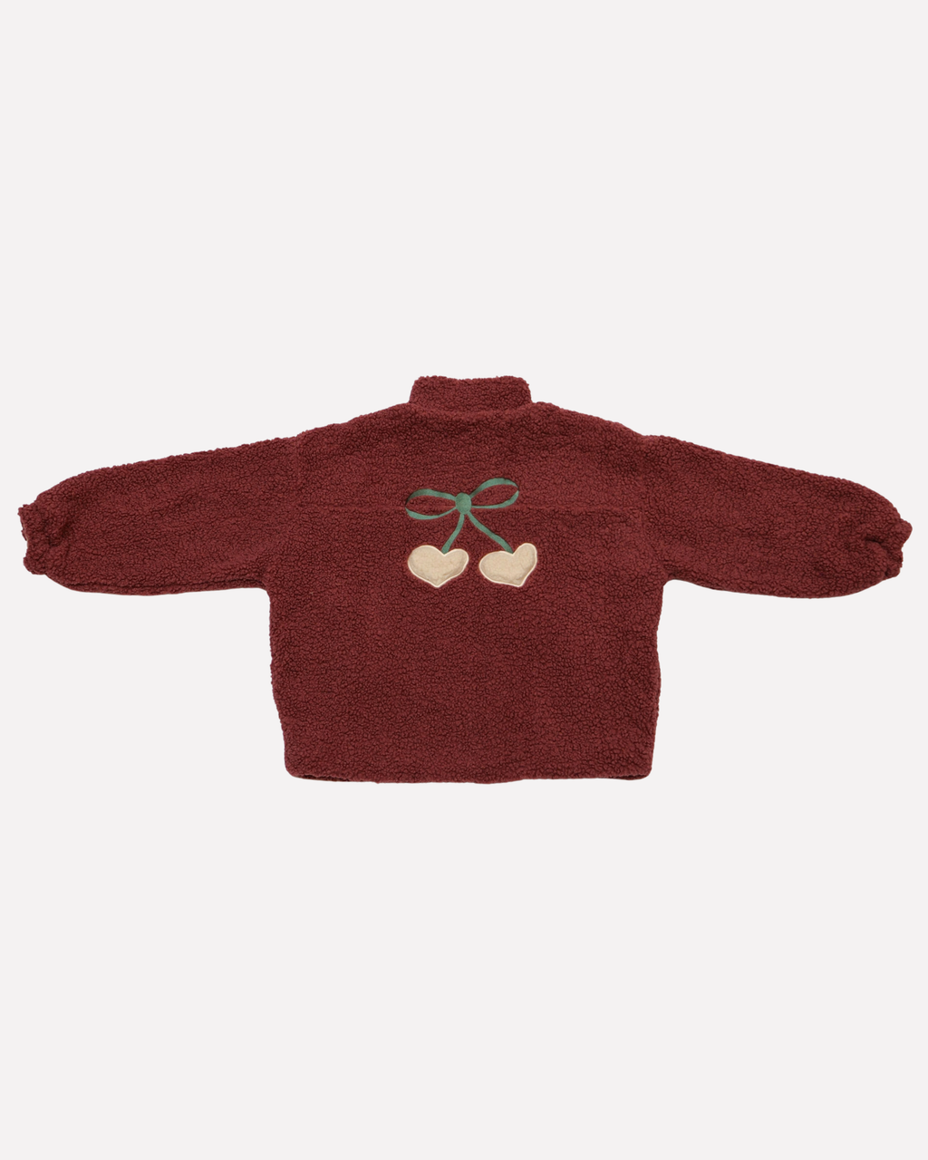 women teddy CHERRY JACKET mauve