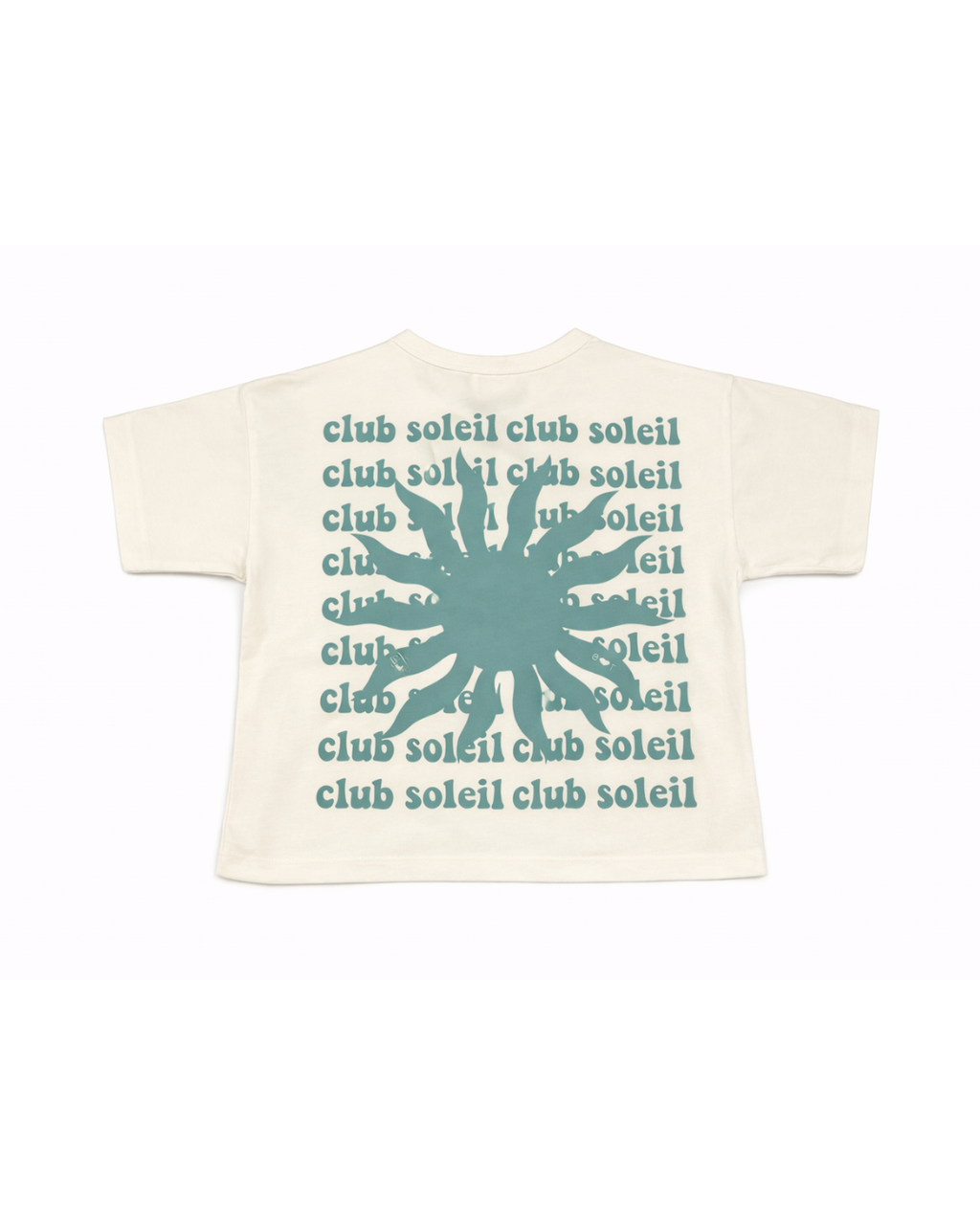little green CLUB SOLEIL t-shirt loose fit