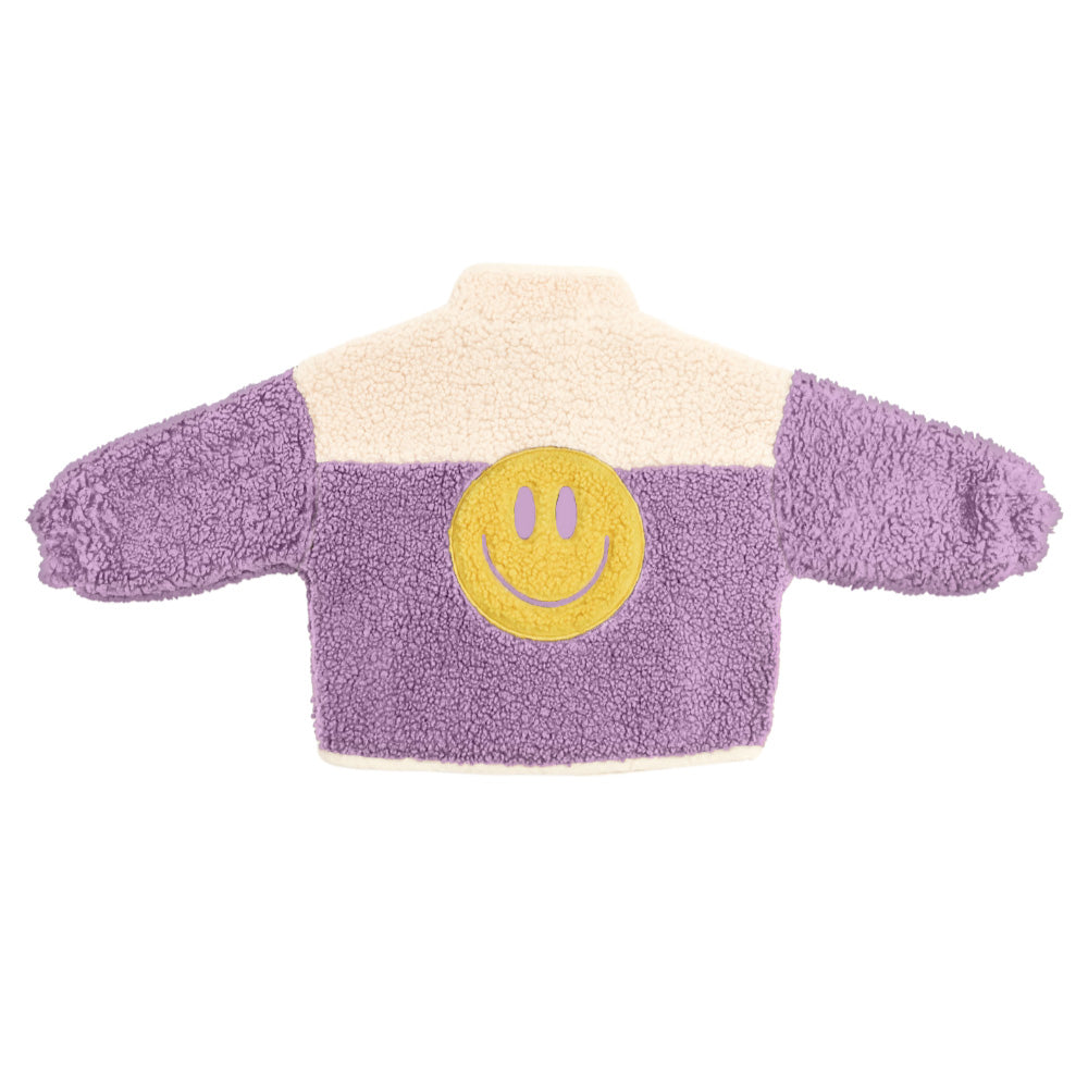 little teddy SMILEY JACKET happy lilac