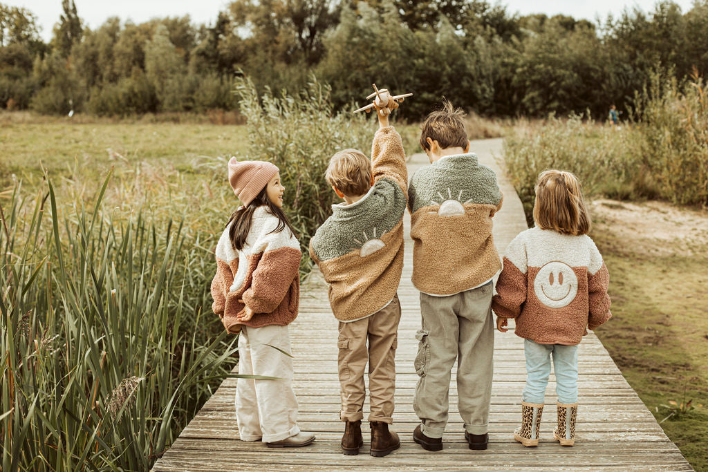 little teddy SUN JACKET soft green