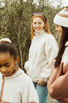 women teddy JACKET beige