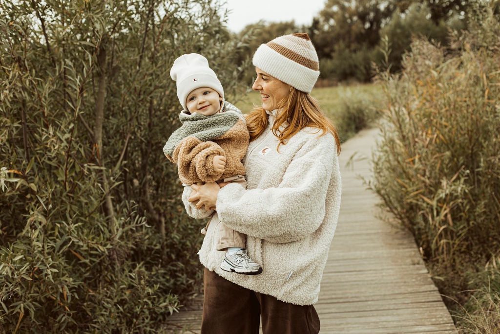 women teddy JACKET beige