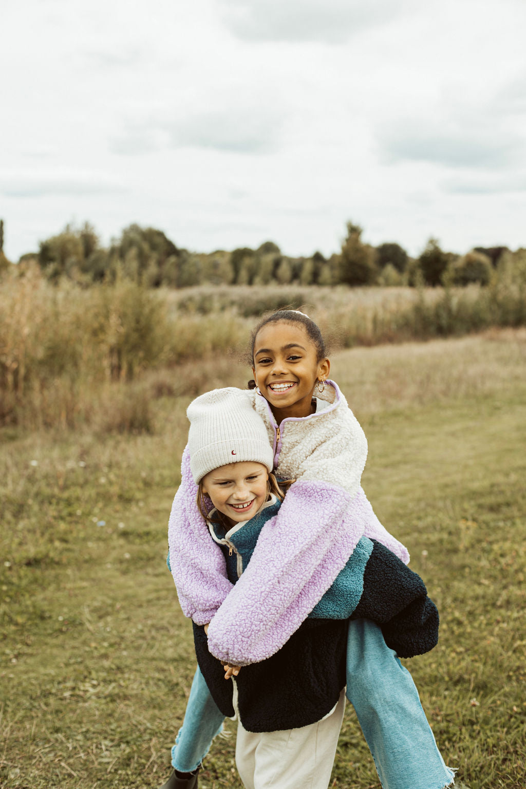 little teddy SMILEY JACKET happy lilac