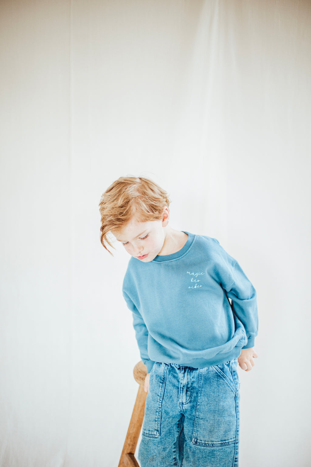 petrol blue BRO loose fit