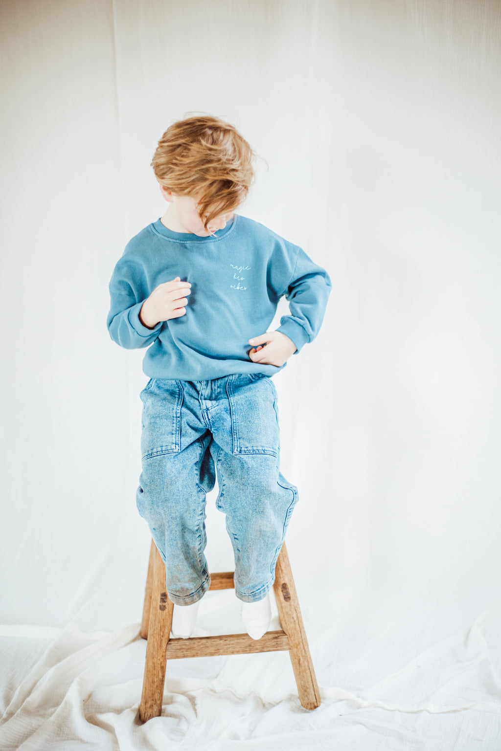 petrol blue BRO loose fit