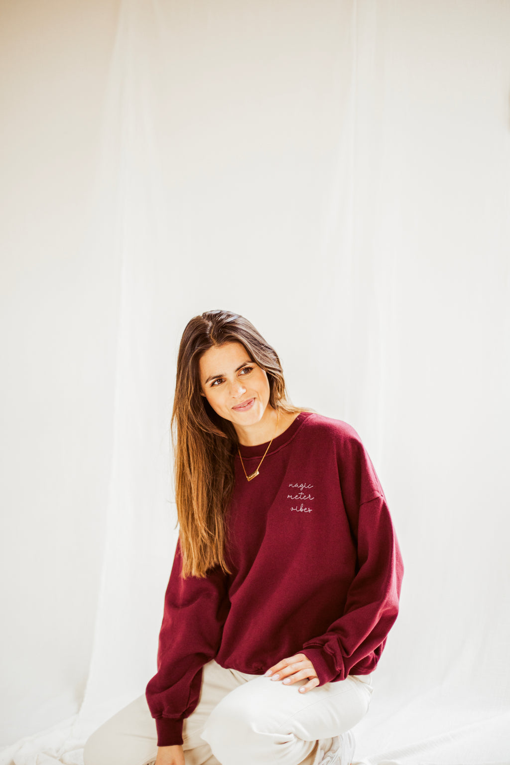 burgundy METER loose fit