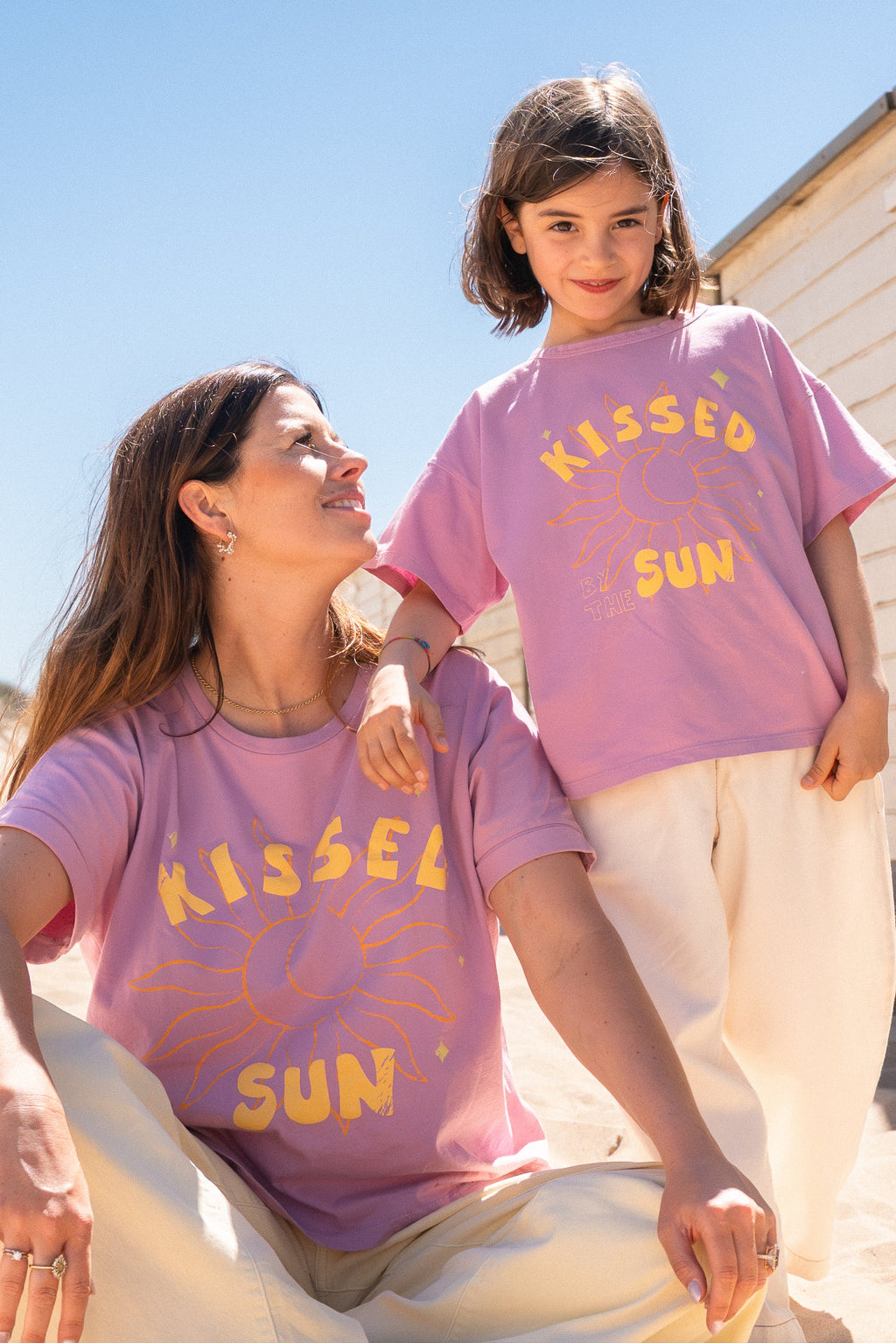 pink KISSED BY THE SUN loose fit