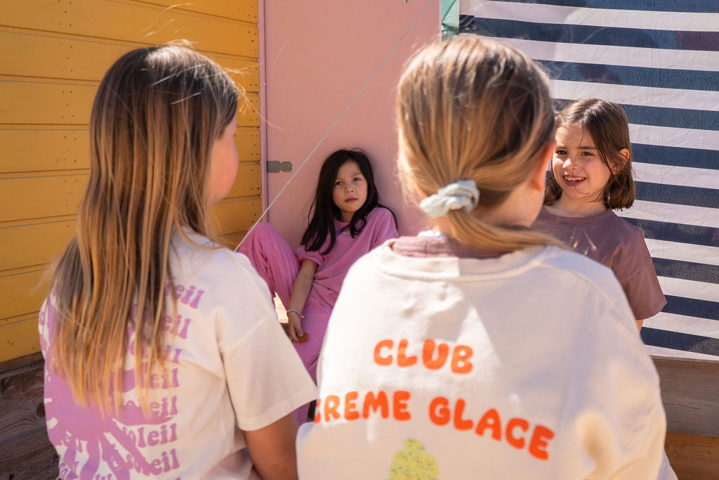 little CLUB CREME GLACE sweatshirt loose fit