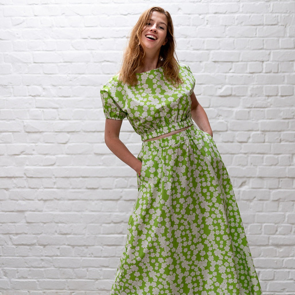 PHILIPPA skirt green