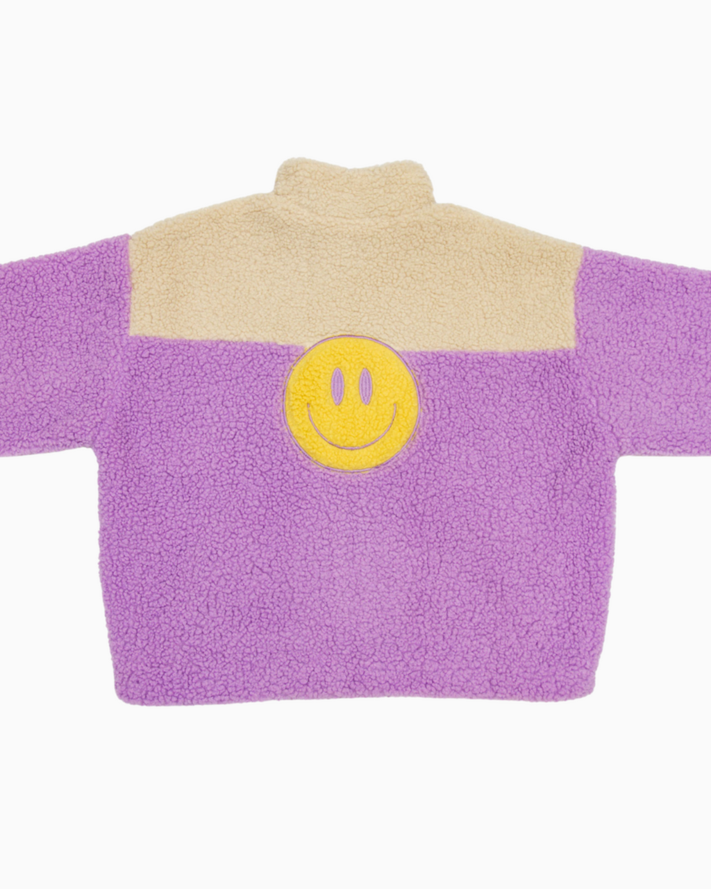 women teddy SMILEY JACKET happy lilac