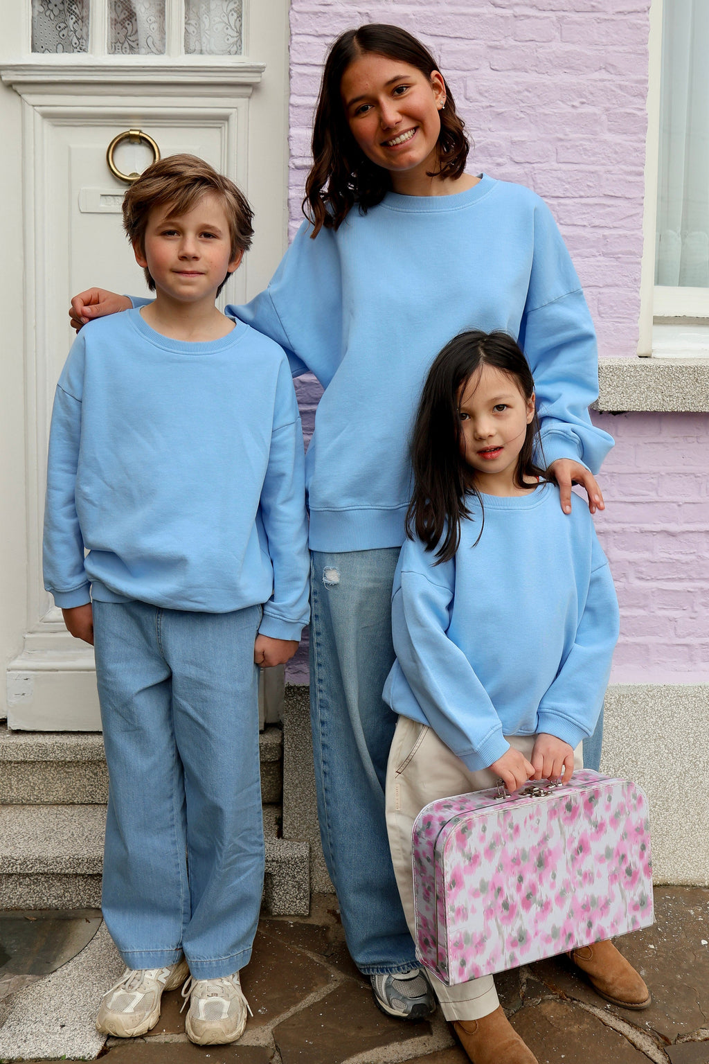 little light blue CLUB SOLEIL SUN sweatshirt loose fit