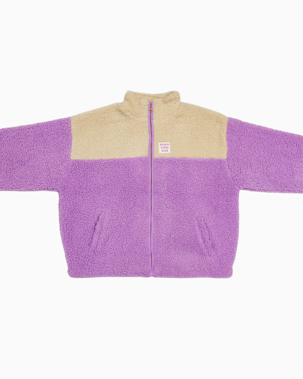 women teddy SMILEY JACKET happy lilac