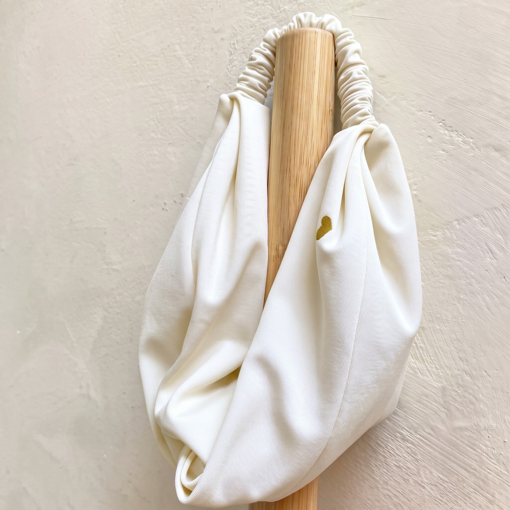 IVORY hair ribbon