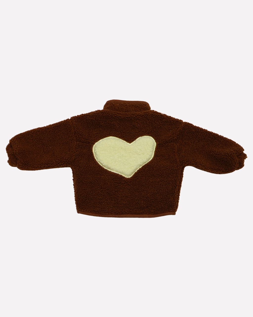 little teddy HEART JACKET brown