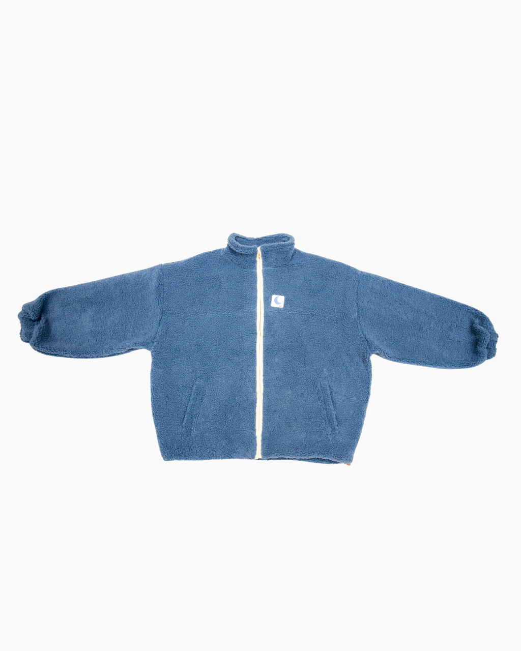 women teddy JACKET bright blue