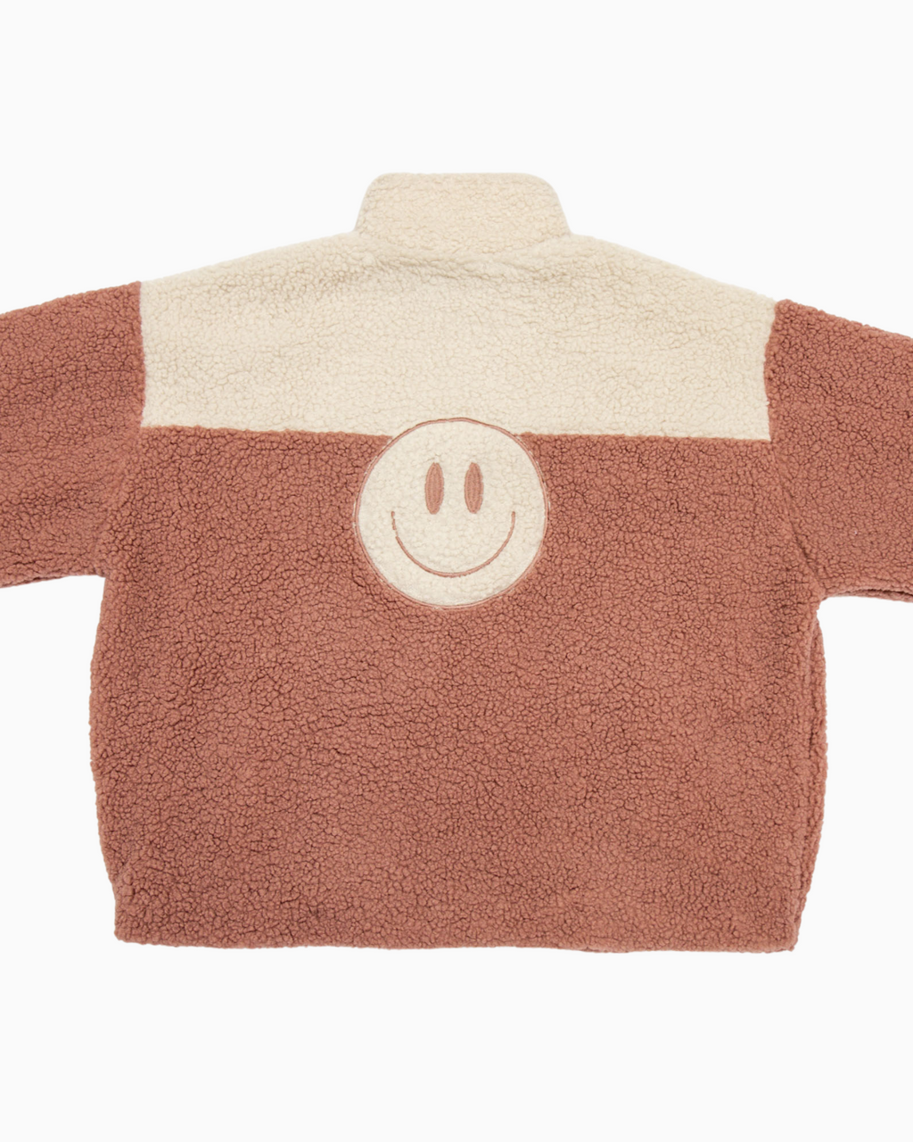 women teddy SMILEY JACKET soft rose