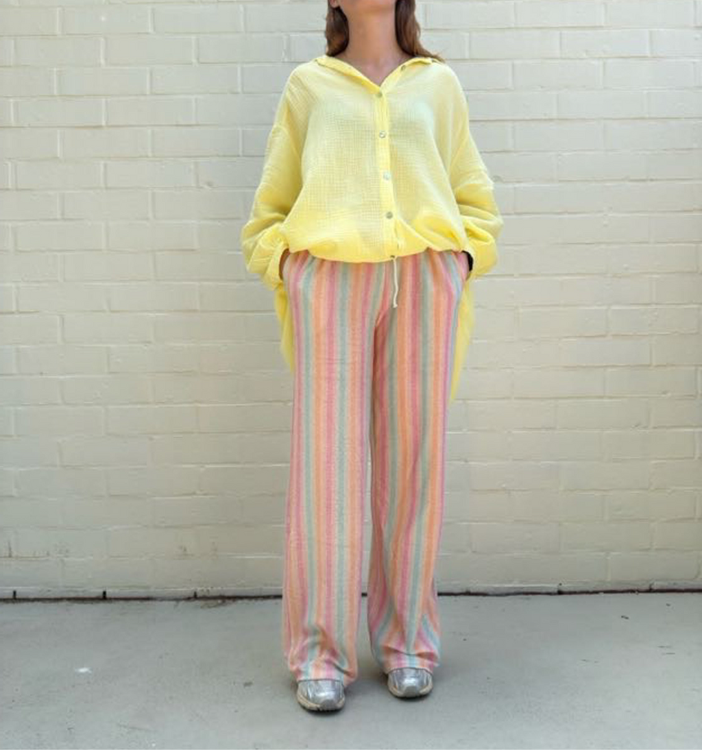 OLIVIA terry pants ROZY stripes