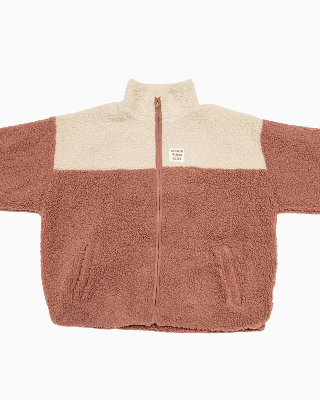 women teddy SMILEY JACKET soft rose