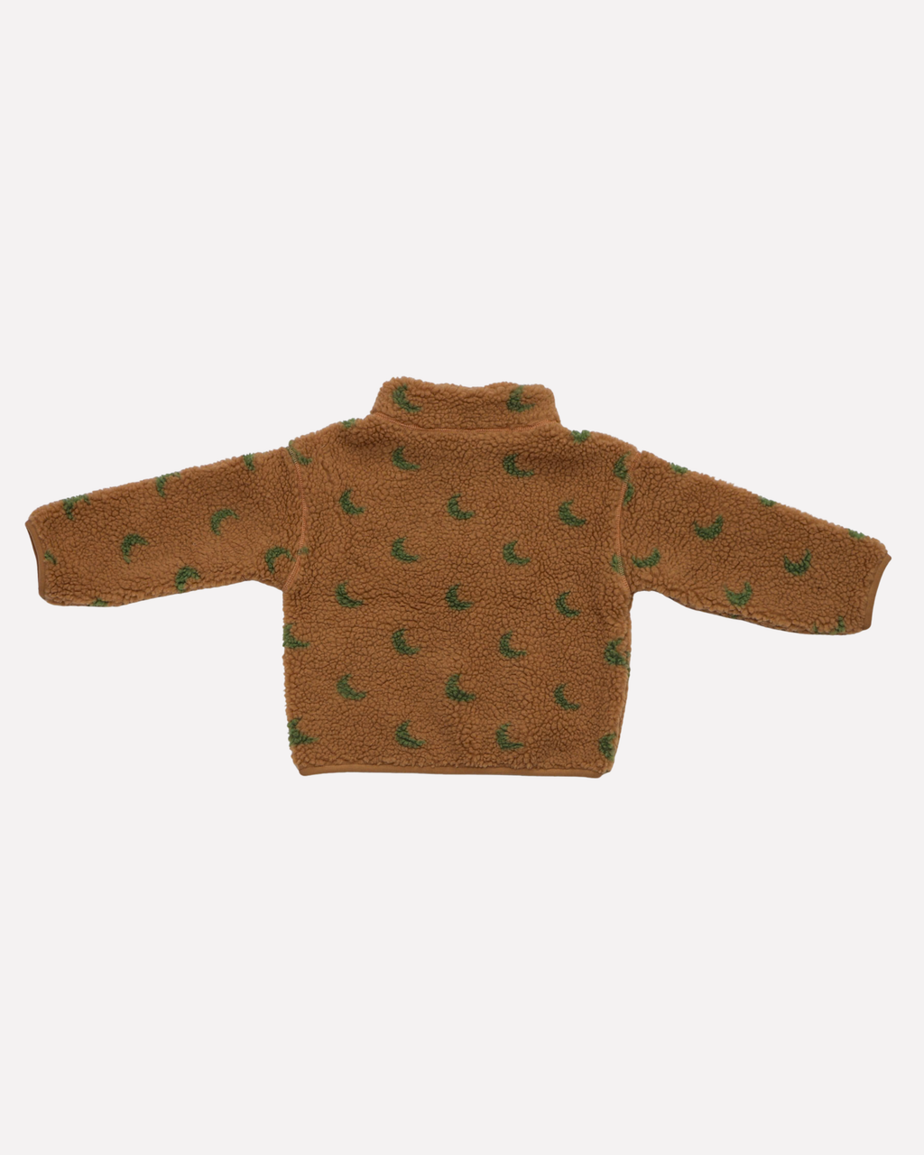 little teddy MOON half-zip sweatshirt