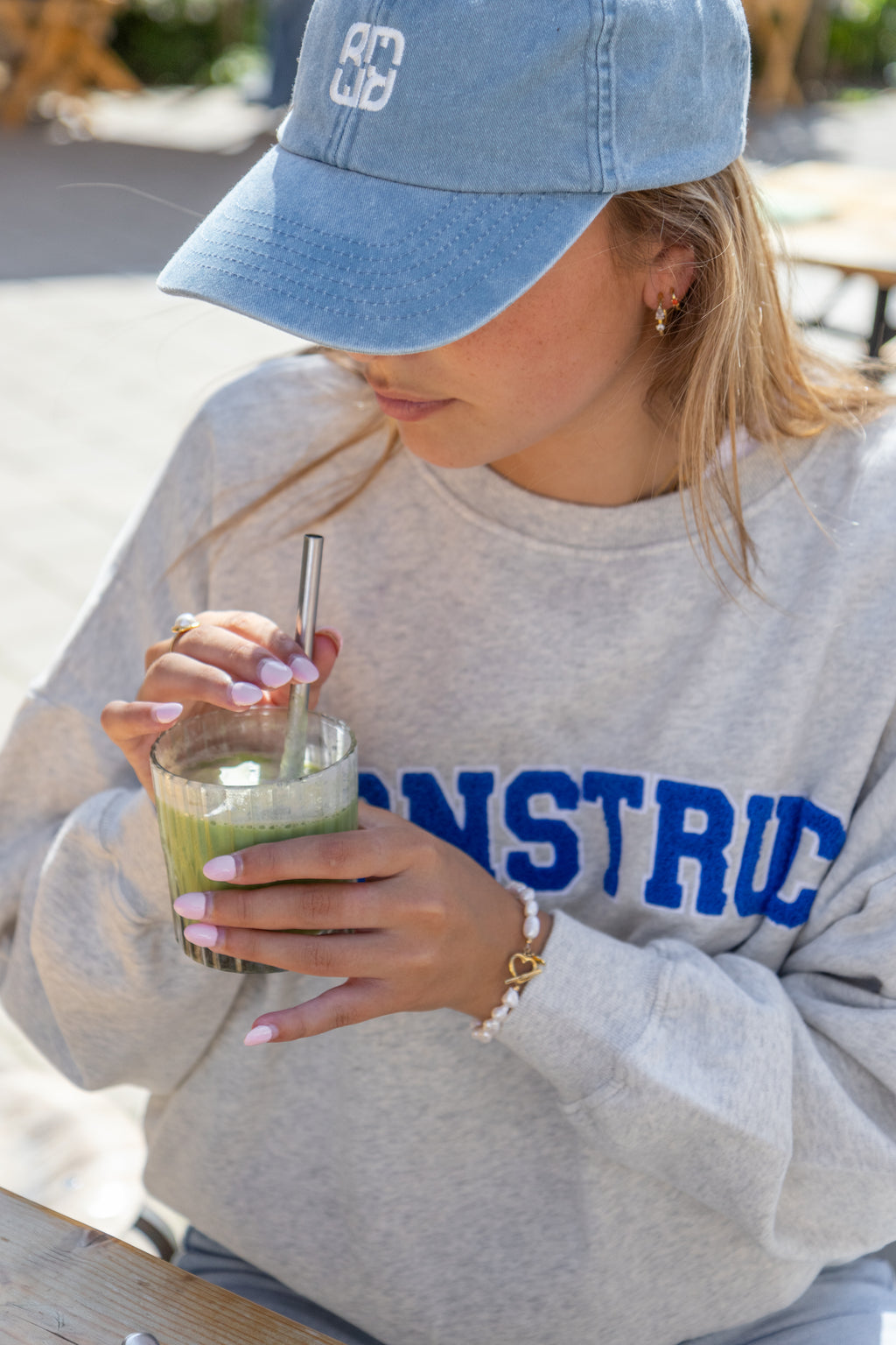 ash grey MOONSTRUCK loose fit