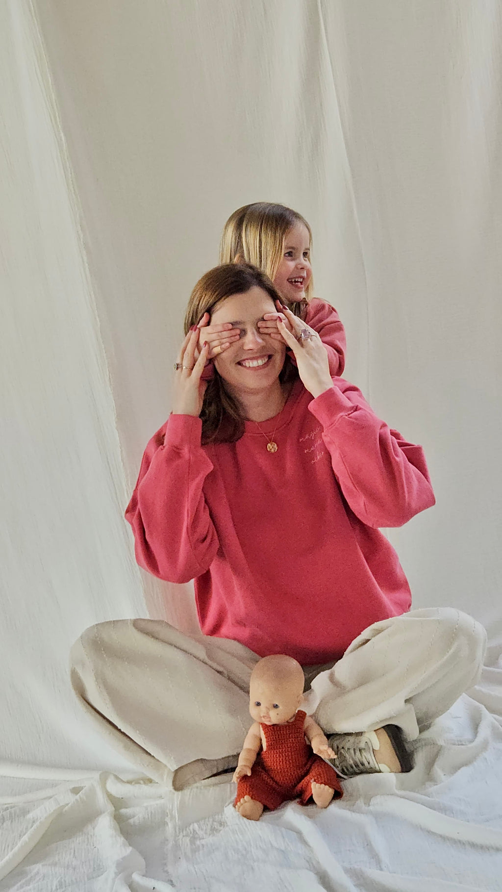 sweet raspberry MAMA loose fit