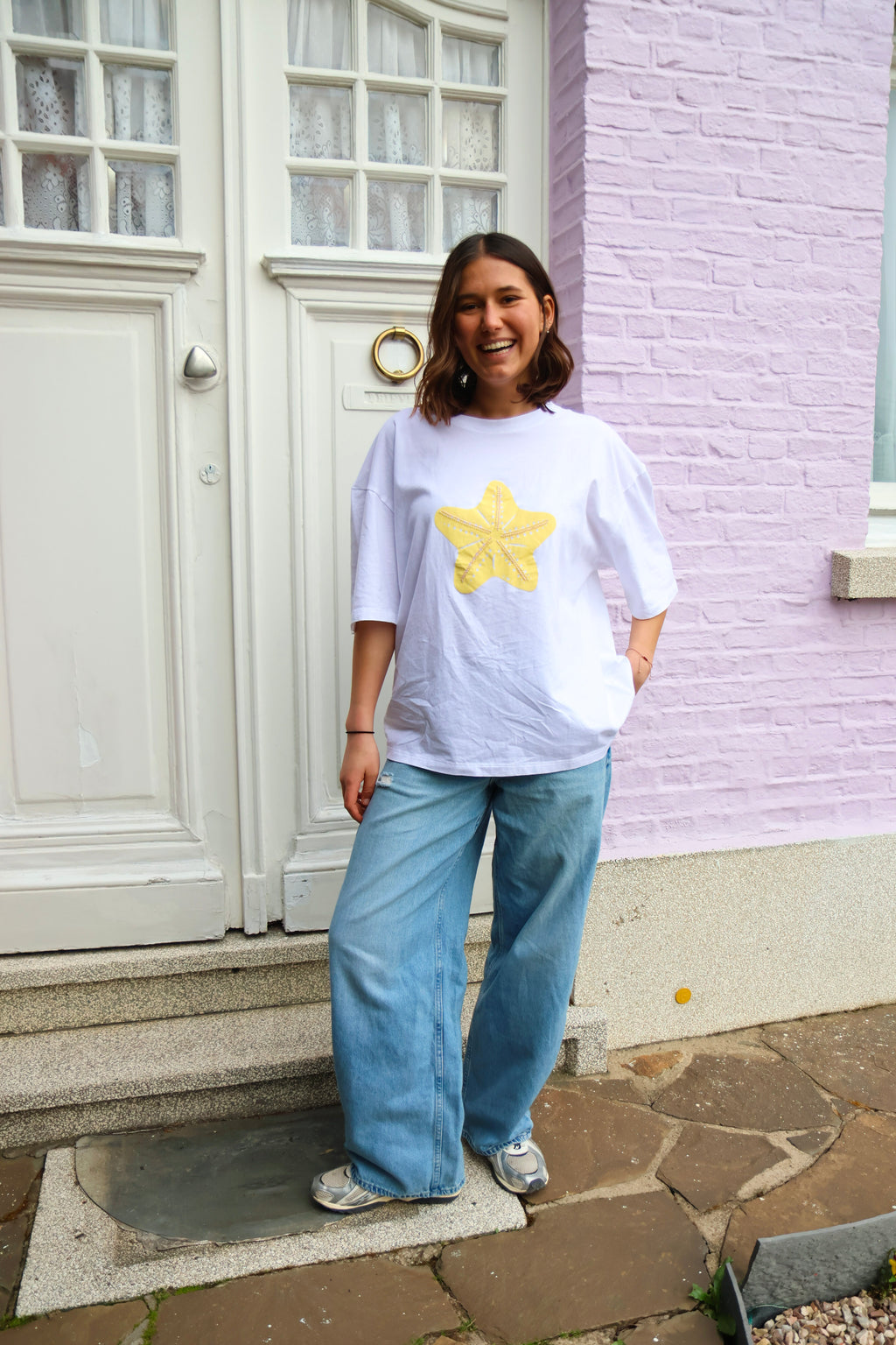 butter pearls STARFISH t-shirt loose fit