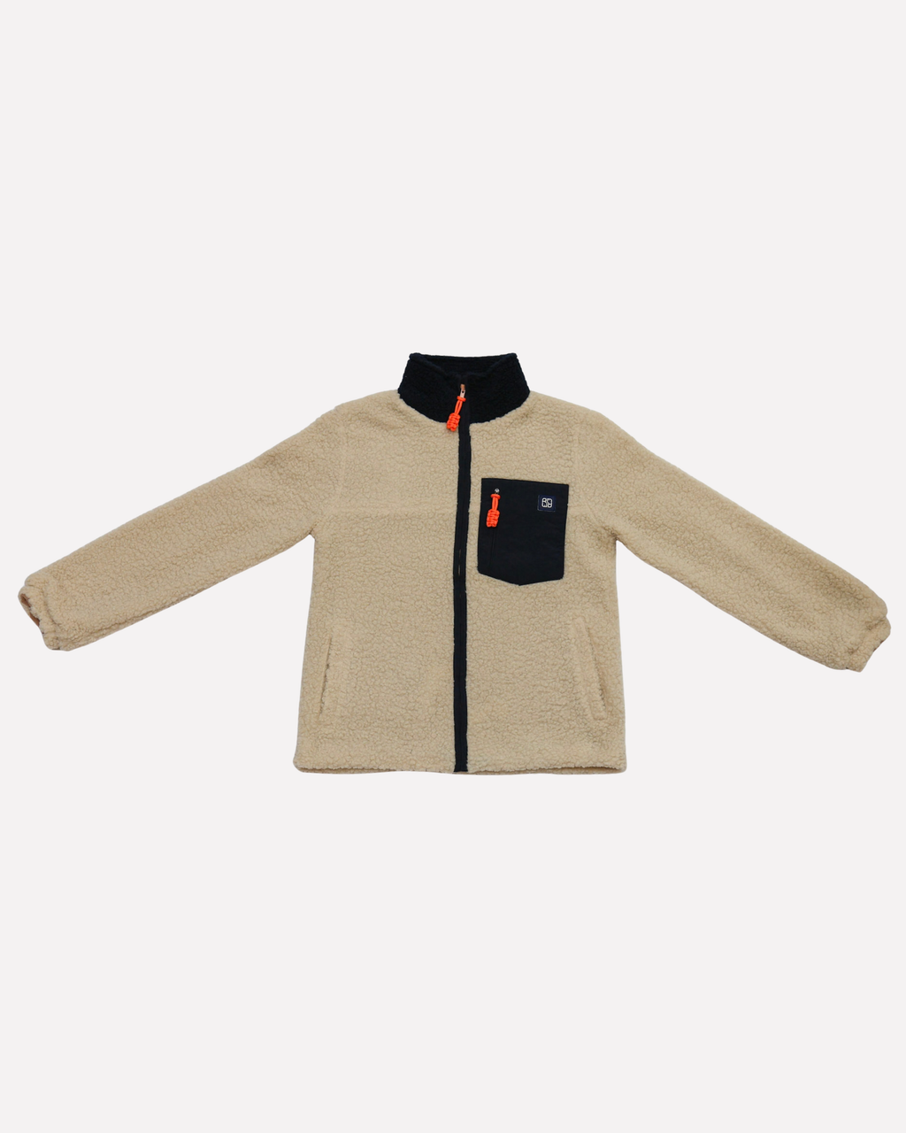 men BEIGE teddy JACKET regular fit