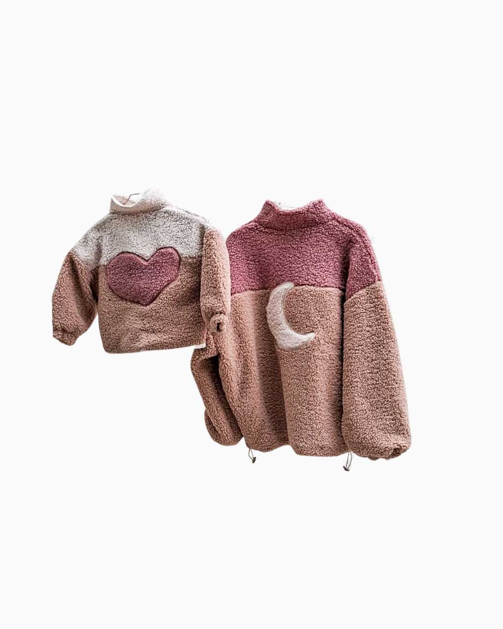 little teddy HEART JACKET cranberry