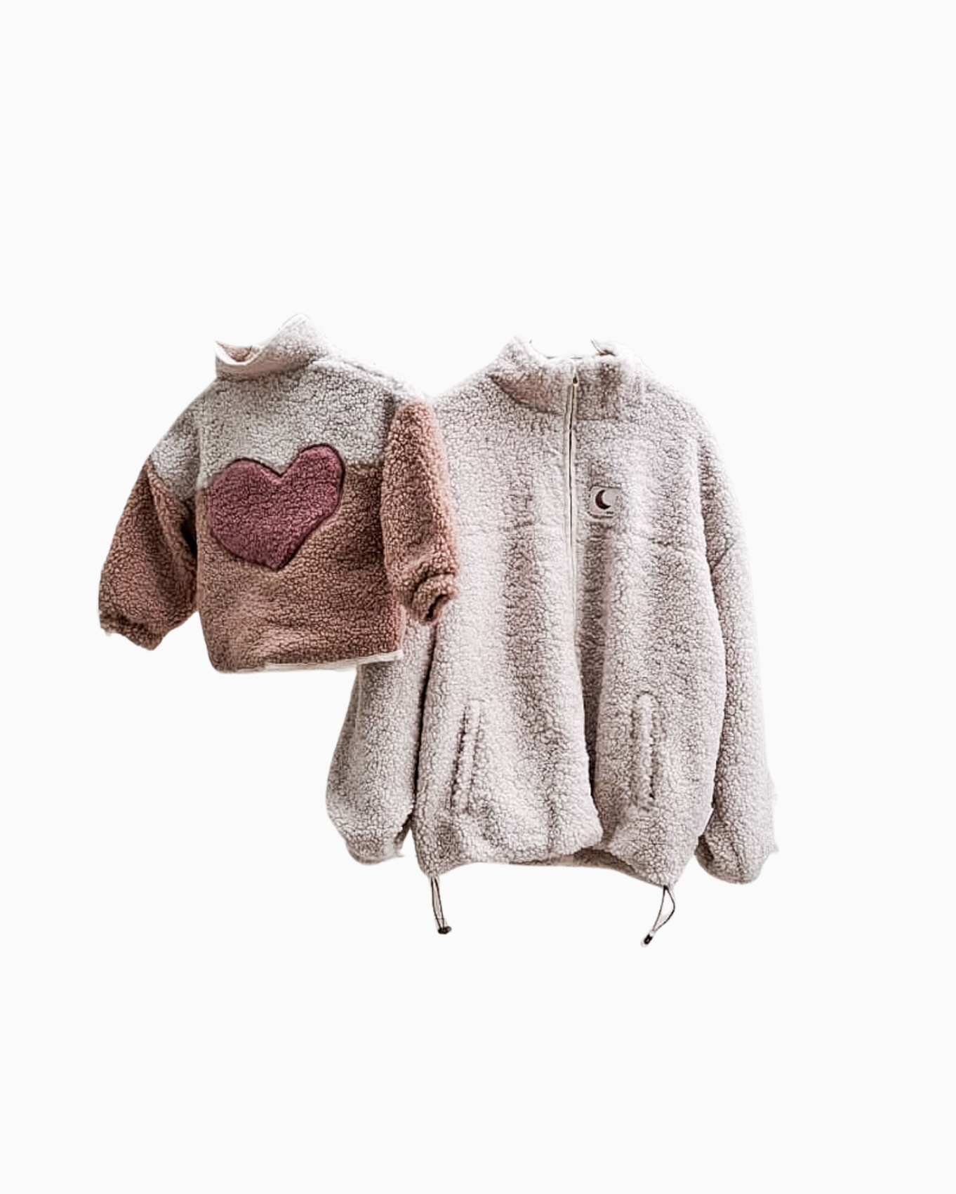 little teddy HEART JACKET - cranberry | ella and rapha - antwerp