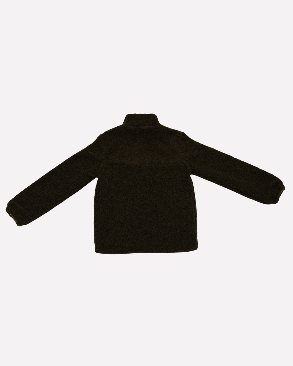 men KHAKI teddy JACKET regular fit