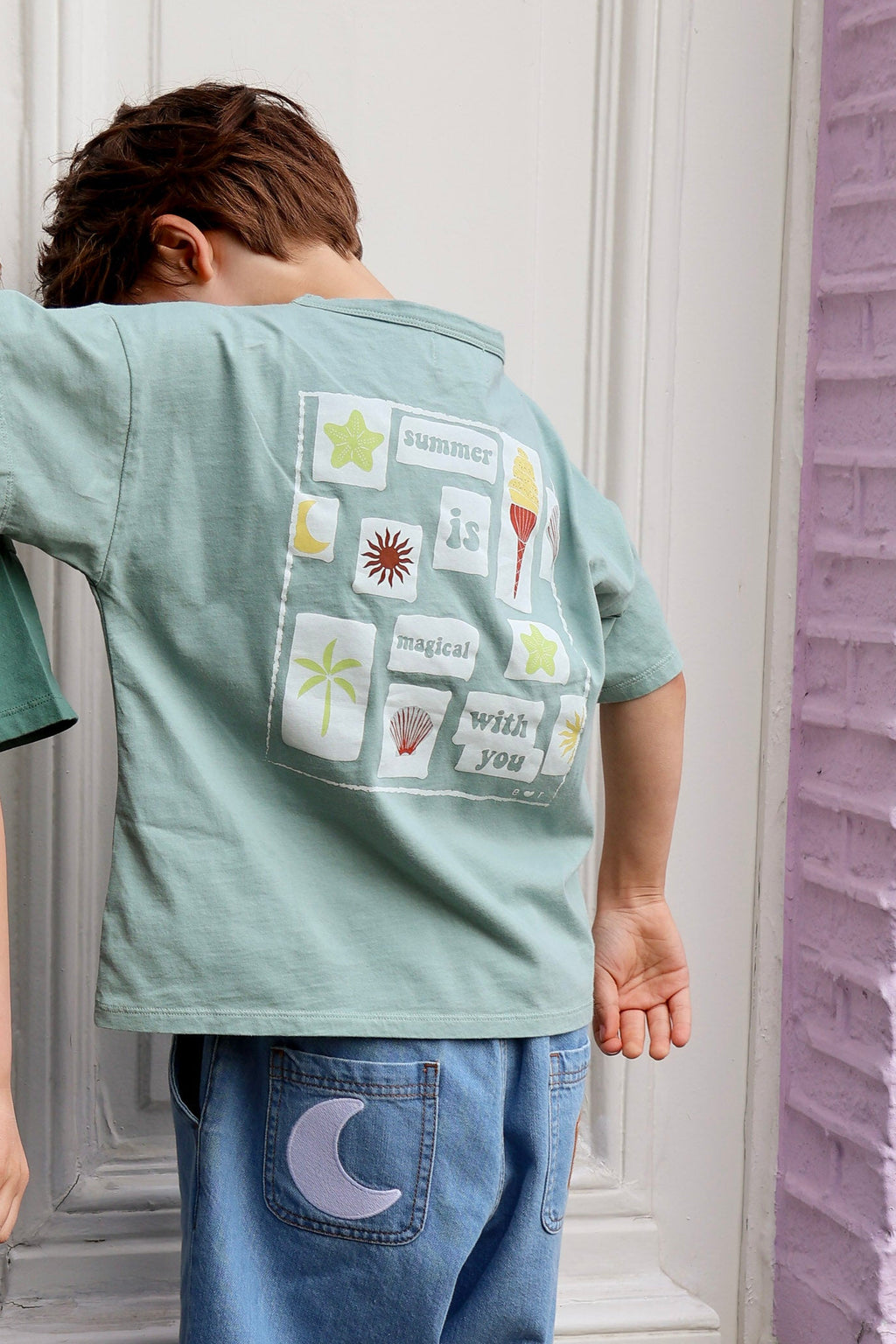 little MAGICAL SUMMER t-shirt loose fit