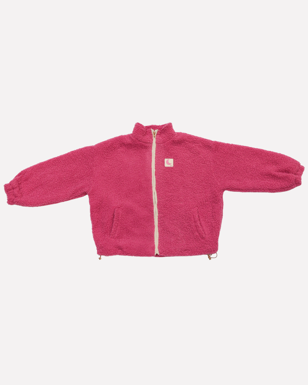 women teddy JACKET funky pink