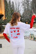 white APRÈS SKI CLUB loose fit