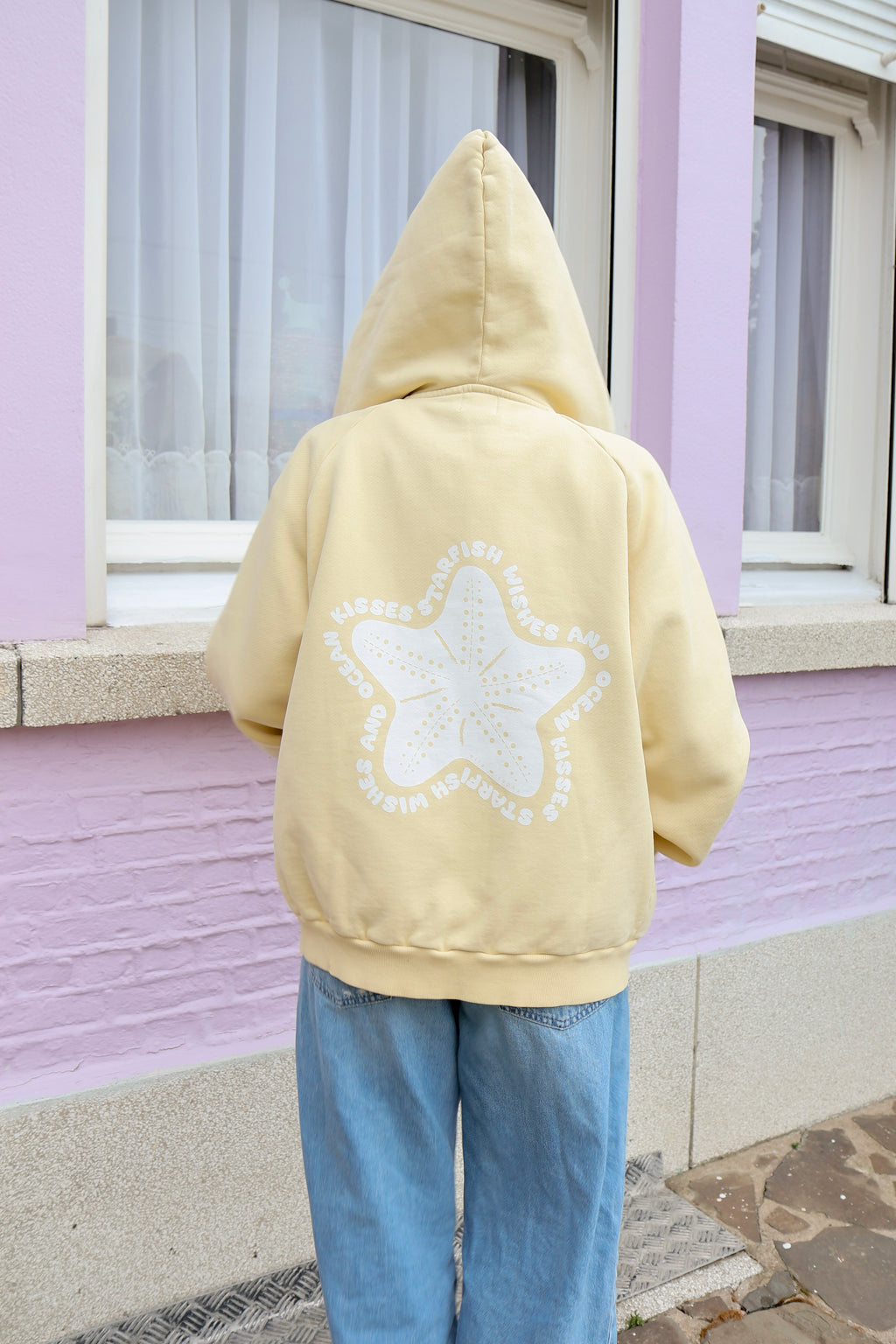 butter yellow STARFISH hoodie