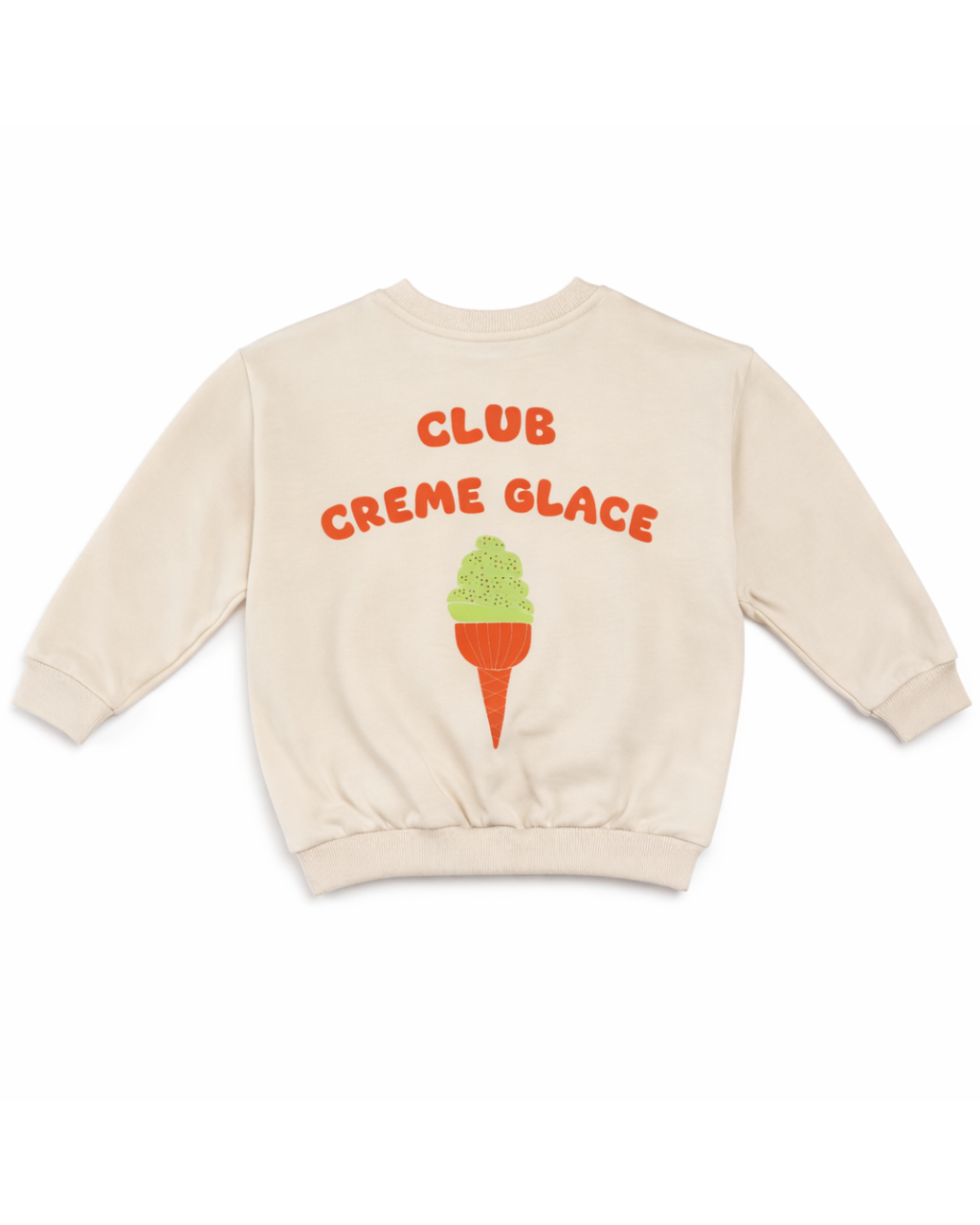 little CLUB CREME GLACE sweatshirt loose fit