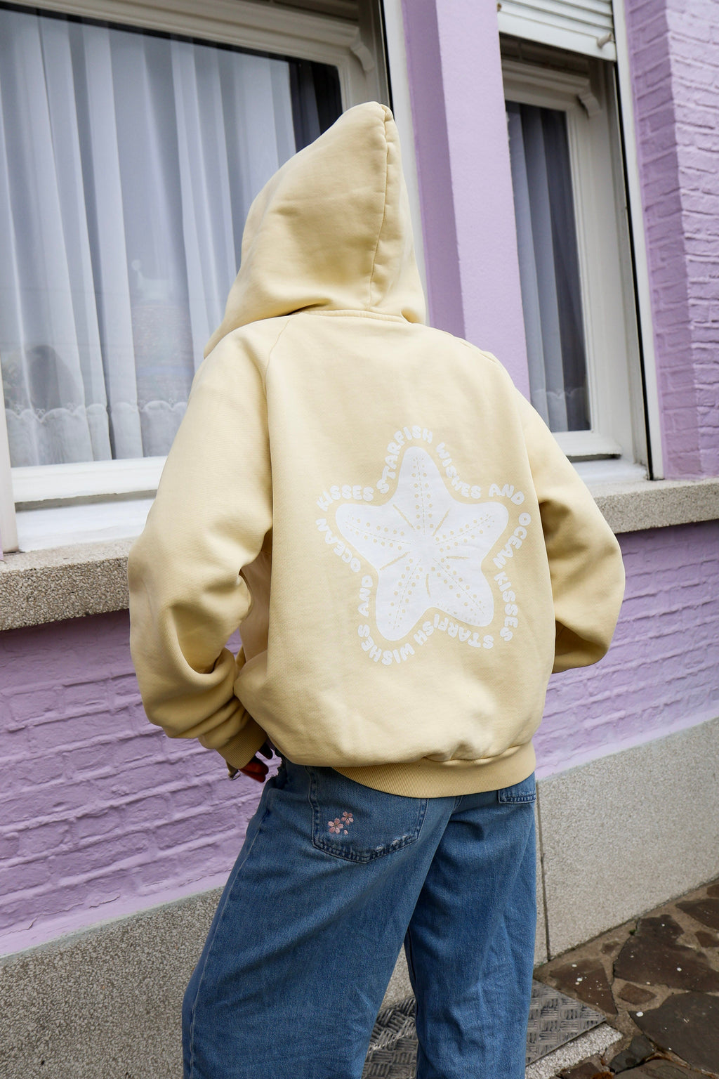 butter yellow STARFISH hoodie