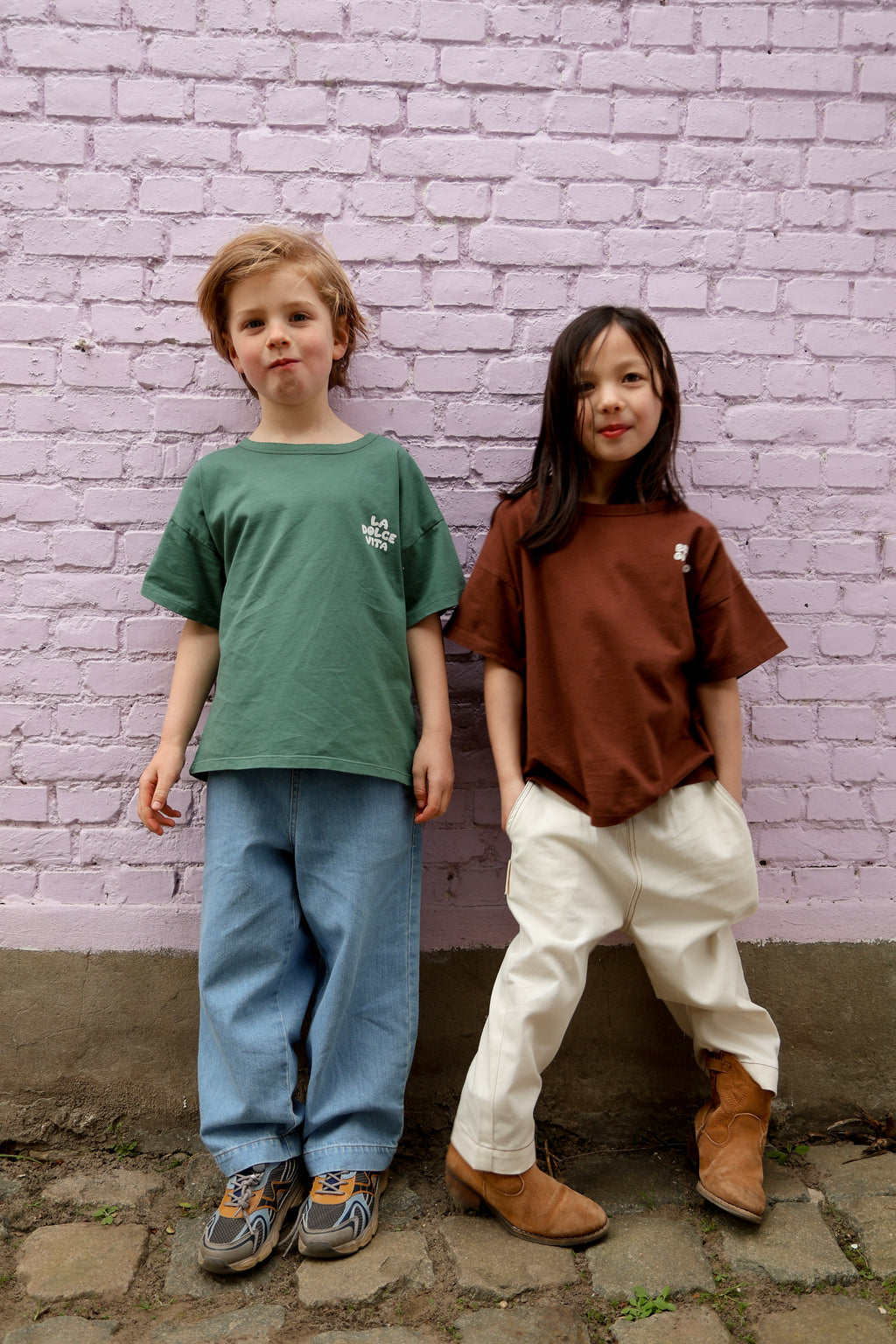 little terracotta BUONGIORNO t-shirt loose fit