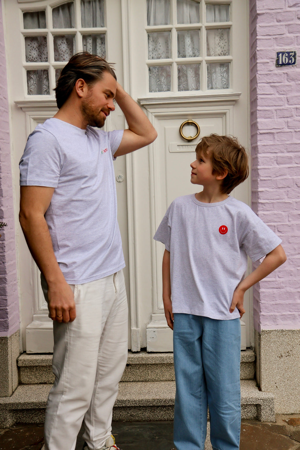 ash grey ANDIAMO t-shirt